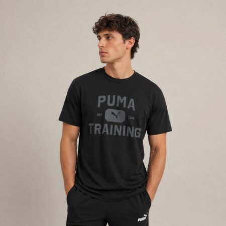 Remera Puma Train Logo Relaxed