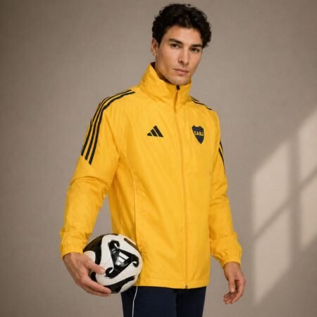 Campera Adidas de lluvia Boca Juniors tiro 25