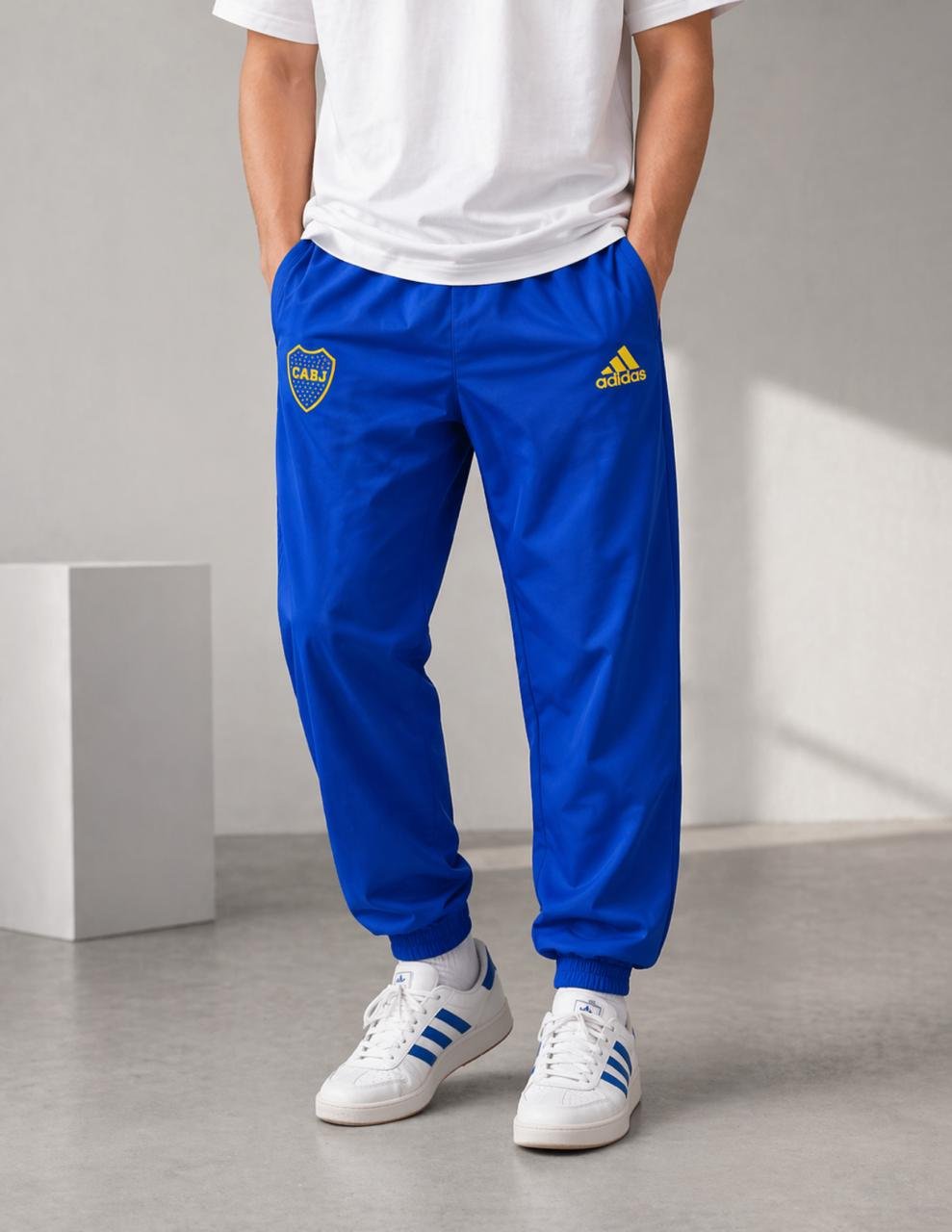 Pantalón Adidas Boca Juniors Rompeviento