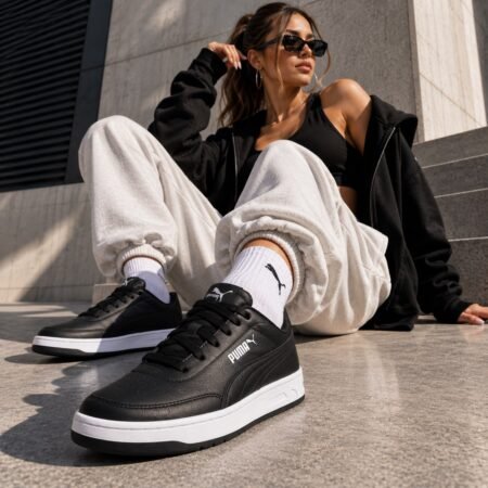 Zapatillas Court Classic Clean Jr