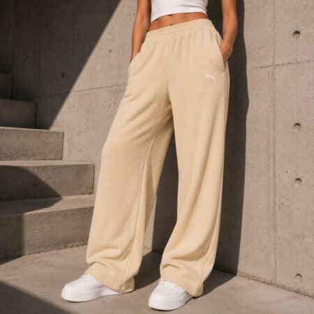 Pantalón Puma Essentials Elevated Velour Straig