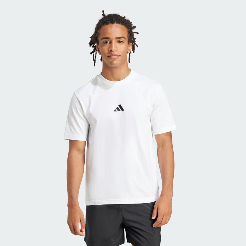 Remera Adidas Essentials Logo Pequeño Tejido Jersey - Image 2