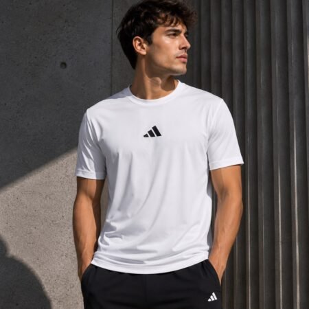 Remera Adidas Essentials Logo Pequeño Tejido Jersey